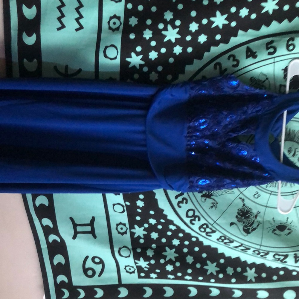 Size 12 blue homecoming dress